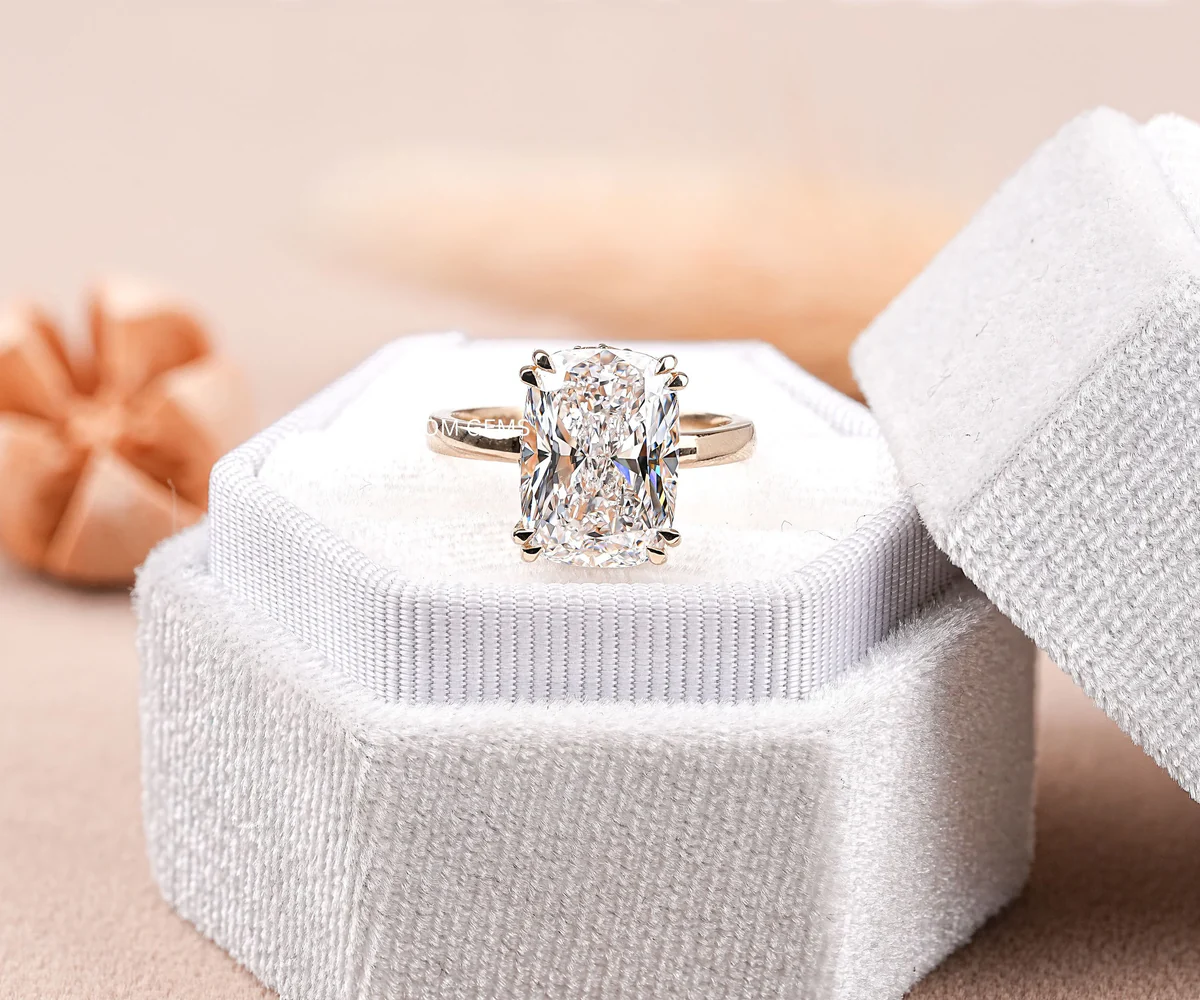 New York, Jewelry, USD 1970,  Luxury Lab Grown Diamond Solitaire Ring With Exceptional Sparkle