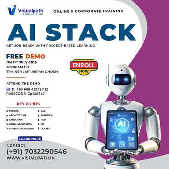 Hyderabad, Education, AI STACK Course Online - Free Demo Enroll Now