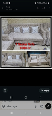 Khobar, Household Items, SAR 1500,  Sofa Set For Sale Khobar Shumaila Street 17