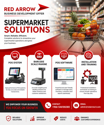 Jeddah, Computers, SAR 2000,  SUPER MARKET SOLUTIONS  BARCODE SCALE MACHINE , POS MACHINE