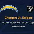 Chargers Vs Raiders Tickets 2026