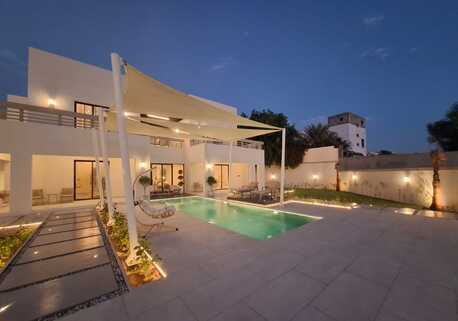 Zallaq, Villas, BHD 1000,  Furnished,  Luxury 4BR Villa For Rent In Al Areem, Zallaq | Private Pool | Large Plot