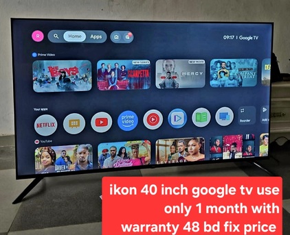 Manama, Electronics, BHD 48,  40 Inch Google Tv Use 1 Month Only With 11 Month Warranty 48 Bd Msg 3670 8372 Wts Ap No Ca