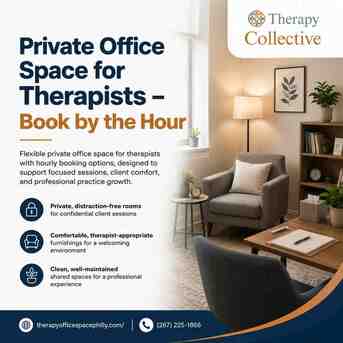 New York, Health, Professional Office Space For Therapists &ndash; Private Rooms Available Hourly