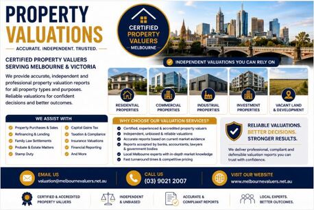 Melbourne, Real Estate, Property Valuations &ndash; Accurate, Independent & Certified Services