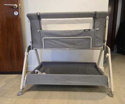 Al Hamra, Baby & Kid Stuff, SAR 250,  Giggles Watson Side Bassinet With Glide Function And Adjustable Height.