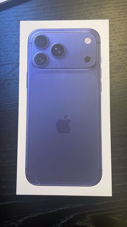 Riyadh, Mobile Phones, SAR 5500,  Iphone 17 Pro Max 256 GB, Deep Blue - Unused