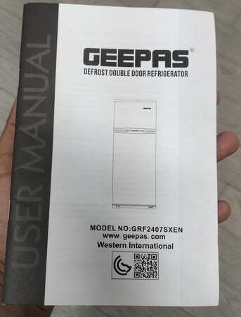 Al Kharj, Appliances, SAR 850,  Geepas Refrigerator &ndash; 850 SAR