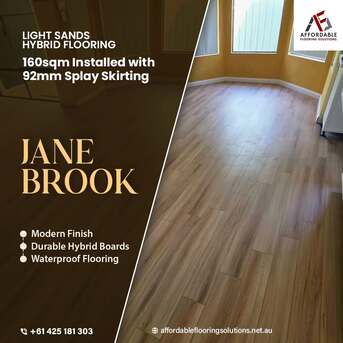 Perth, Real Estate, Light Sands Hybrid Flooring Installation In Perth