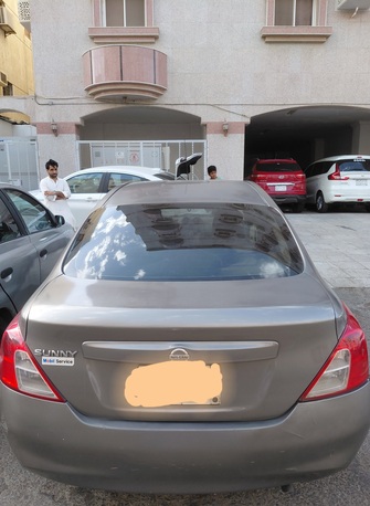 Jeddah, Vehicles, Cars & Trucks , SAR 16,  Nissan Sunny,  2014,  Automatic,  357946 KM,     Model, With Chilling AC, ACCIDENT FREE