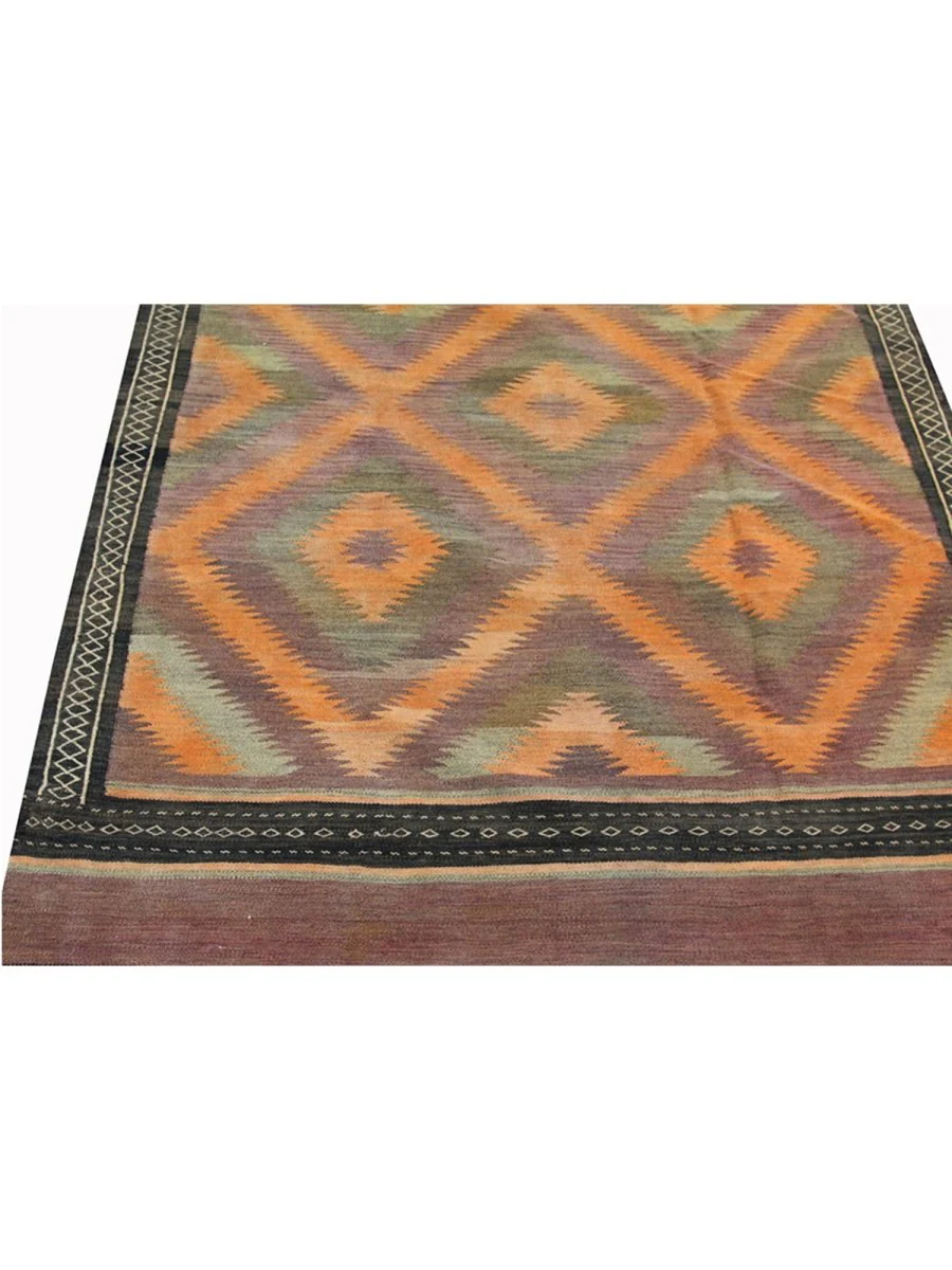 New York, Furniture, USD 890,  5x12 Orange Old Persian Kilim Runner Rug In DFW TX