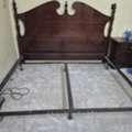 SAR 200,  Double Bed Frame With Headboard And Base For Sale