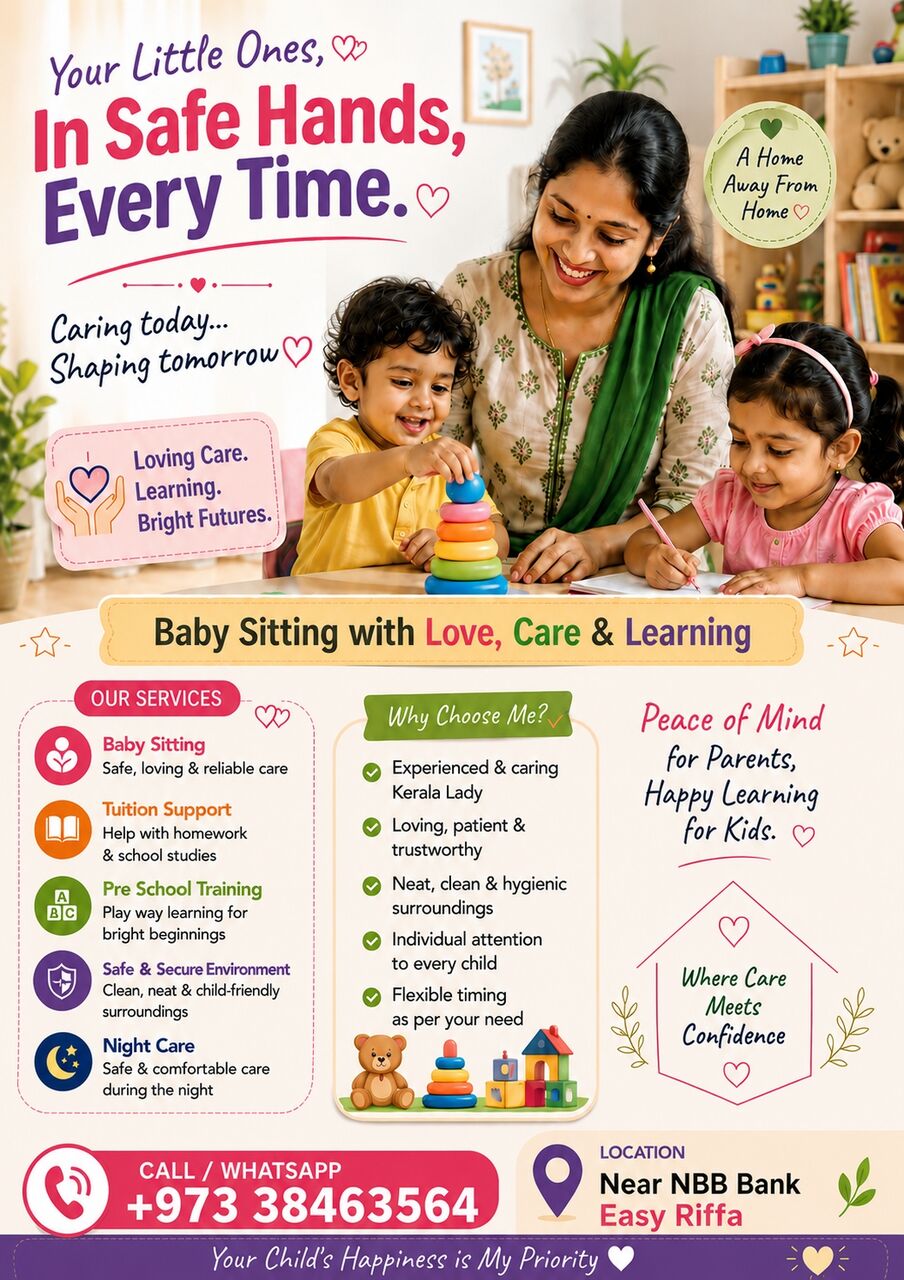 East Riffa, Daycare, Child Care 24*7
