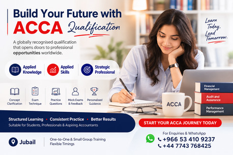 Jubail Industrial City, Lessons Offered, Professional ACCA Training | Applied Knowledge, Skills & Strategic Professional | Jubail
