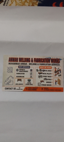 Thuqbah, Technical, Welding Febrcation Modification Maintenance And Repairing