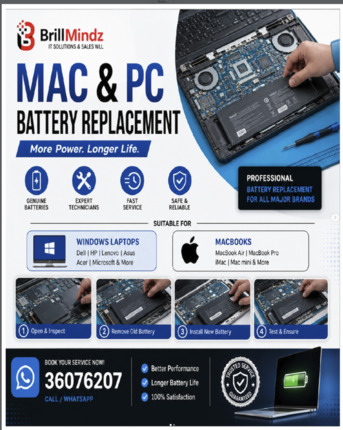 Hoora, Computer, MacOS,Windows Installation ,Laptop Keybaord ,Battery,Ram Upgrade,Replacement