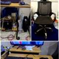 SAR 180,  Gaming Chair + Rolling Computer Table (Set) &mdash; SR 180