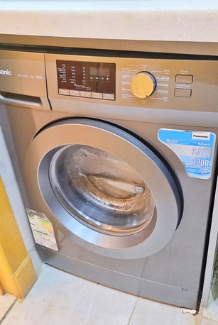 Al Malqa, Appliances, SAR 750,  🚨 Urgent Sale – Panasonic Front Load Washing Machine