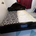 SAR 500,  Used High Quality Wood King Size Bed. (just Minor Paint Touch Up Required)