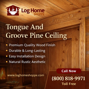 New York, Business, Why Choose Tongue And Groove Pine Ceiling Panels From Log Home Shoppe?