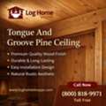 Why Choose Tongue And Groove Pine Ceiling Panels From Log Home Shoppe?
