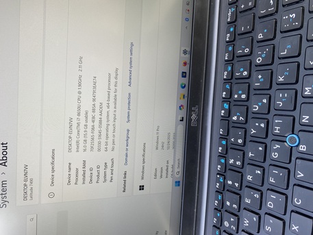 Riyadh, Computers, SAR 890,  Dell I7-8th,16GB RAM,Model Latitude 7490,Excellent Condition