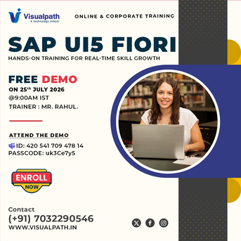 Hyderabad, Education, SAP UI5 Fiori Free Demo Class By Visualpath
