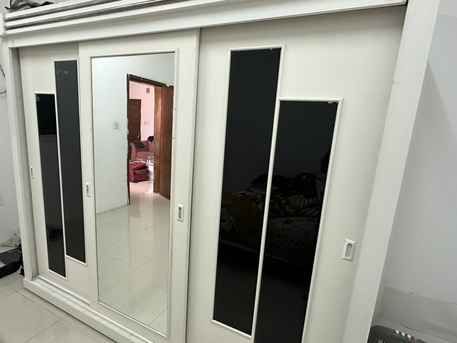 Jubail, Furniture, SAR 850,  Bed Set And Wardrobe For Sale