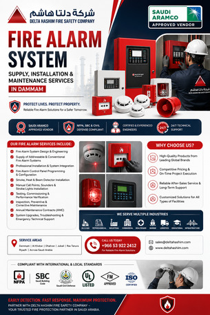 Dammam, Technical, Fire Alarm System, Supply, Installation And Maintenance Services In Dammam