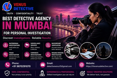 Mumbai, Legal, Best Detective Agency In Mumbai For Personal Investigation | Venus Detective Agency