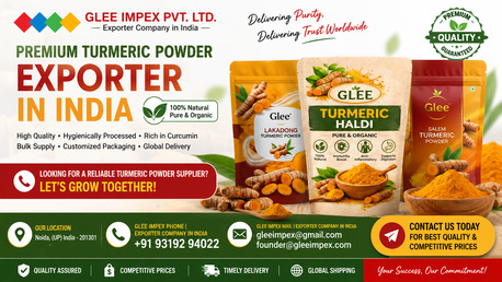 New Delhi, Businesses For Sale, Turmeric Powders Exporter In India | Premium Quality Spice Supplier | GLEE IMPEX