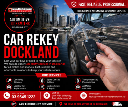 Melbourne, Appliance Repair, Car Rekey Dockland