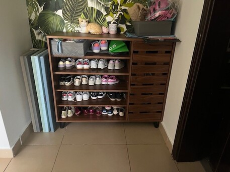 Obhur Al Shamaliyah, Furniture, SAR 400,  2 Shoe Cabinets (oak And Brown)