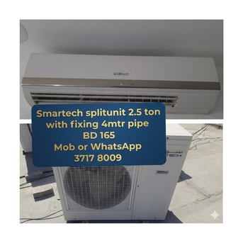 Manama, Air Conditioners, BHD 165,  🌎🌍Smartech Splitunit 2. 5 Ton In Good Condition For Sale With Delivery And Fixing