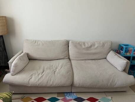 Obhur Al Shamaliyah, Furniture, SAR 2000,  Sofa 3 Seater Beige Super Comfy