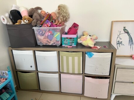 Obhur Al Shamaliyah, Furniture, SAR 300,  Kallax Grey With Boxes