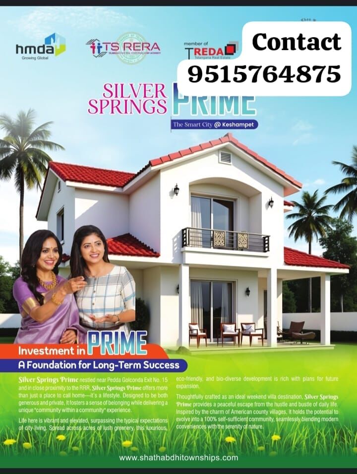 Hyderabad, Real Estate For Sale, INR 8500,  Open Plots For Sale, Starting Price 8,500 @ Future City