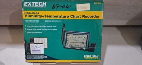 Hofuf, Electronics, SAR 2000,  Extech RH520A Humidity+Temperature Chart Recorder With Detachable Probe