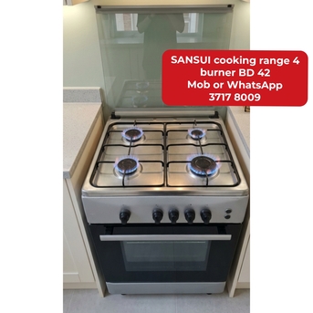 Manama, Appliances, BHD 42,  🌍🌐SANSUI Cooking Range In Good Condition For Sale With Delivery