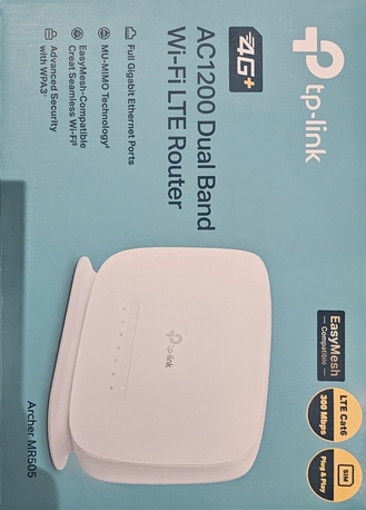 Riyadh, Electronics, SAR 280,  TP Link 4G+ AC1200 Dual Band Router