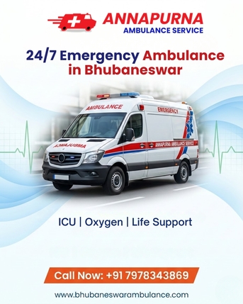 Bhubaneswar, Medical, Quick Response Emergency Ambulance Services In Bhubaneswar