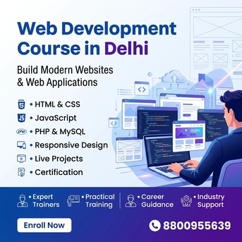 Noida, Education, Web Development Course In Delhi With Practical Training & Certification