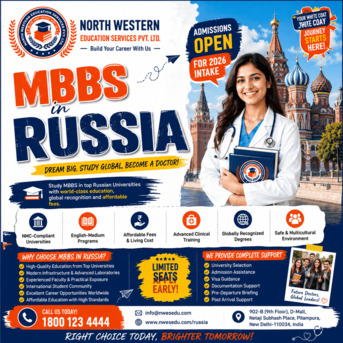 Delhi, Counseling, -- Why Chase Seats When You Can Chase Dreams? MBBS In Russia Awaits! - Delhi