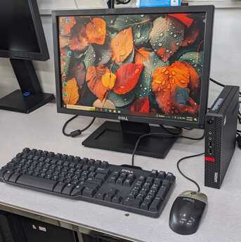 Manama, Computers, BHD 68,  Lenovo Tiny Mini PC AMD 7th Gen RAM 8GB SSD 256GB M.2 With 19" Mon Built-in WIFI Bluetooth