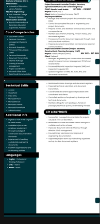 Riyadh, Job Seekers, Document Controller, Data Entry And Inventory Control