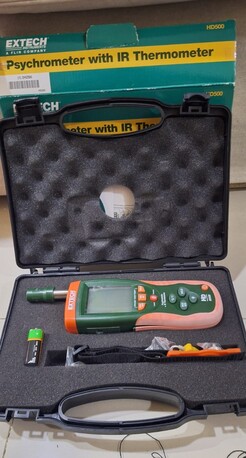 Hofuf, Electronics, SAR 1000,  Extech Hd500 - Psychrometer With 30:1 Infrared Thermometer
