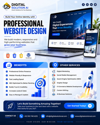 Islamabad, Marketing, Build Your Online Identity With A Professional Website!