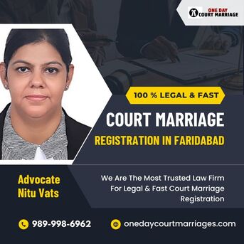 Faridabad, Legal, Court Marriage Registration In Faridabad