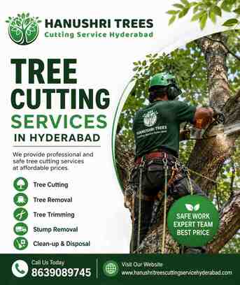 Hyderabad, Farm/Garden, Professional Tree Cutting Services In Hyderabad | HANUSHRI TREES CUTTING SERVICE HYDERABAD