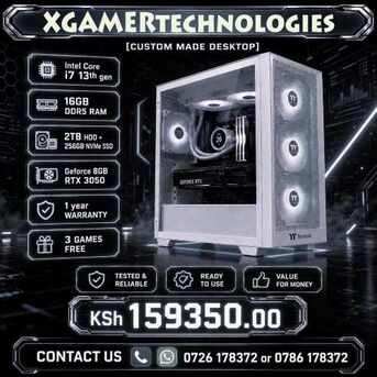 Nairobi, Electronics, KES 159350,  Purpose Built Core I7 16gb DDR5 RAM Gaming PC